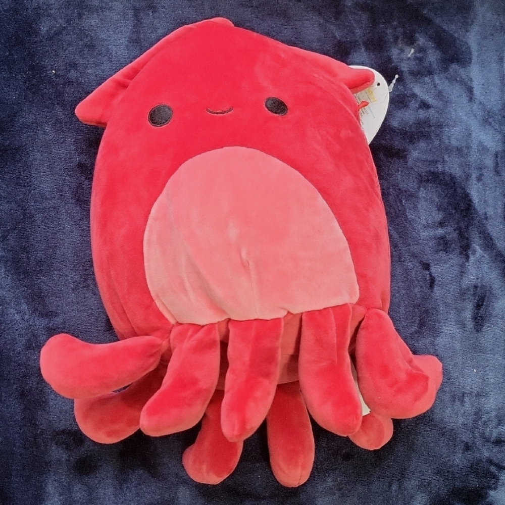 Squishmallows Red Squid Plush